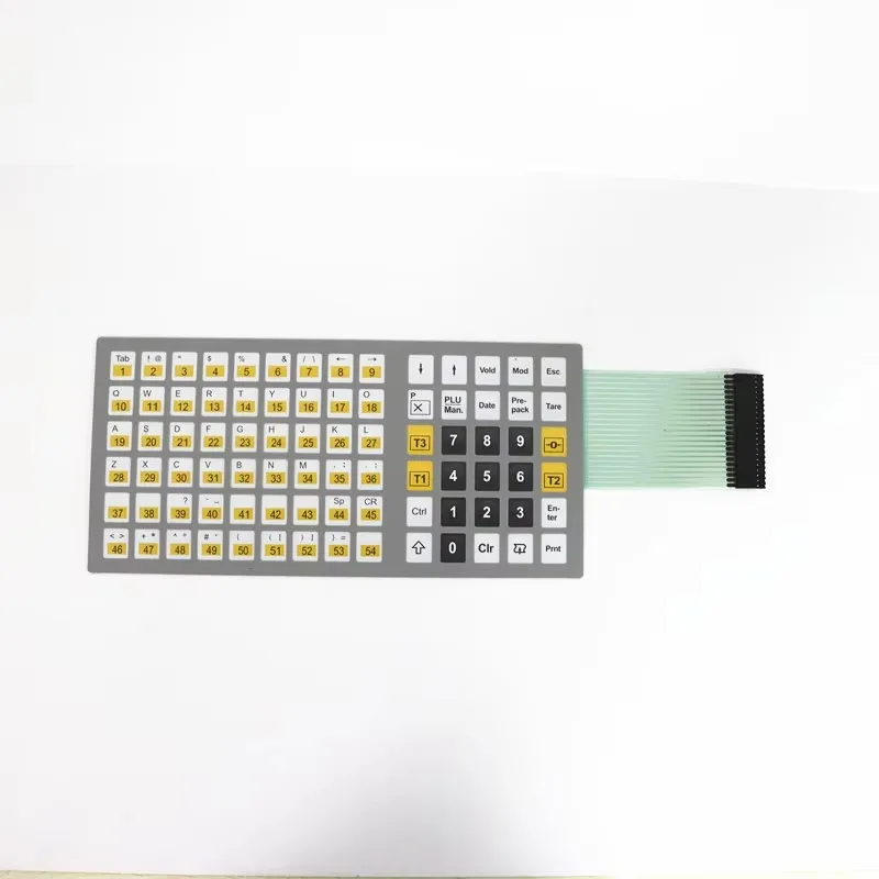“Compatible/Replacement keyboard for Bizerba SCII series scales (800/200/100/400). No frame board required for installation.”