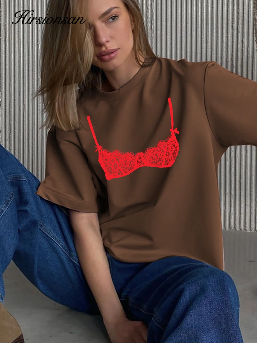 Women's 100% Cotton Oversized Summer T-Shirt - Casual Elegance