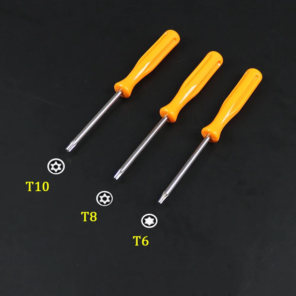 1 Set Safety Screwdriver Torx T6 T8 T10 For Xbox One 360 Series  For PS3 PS4 PS5 Anti Pry Hole Repairing Opening Tools