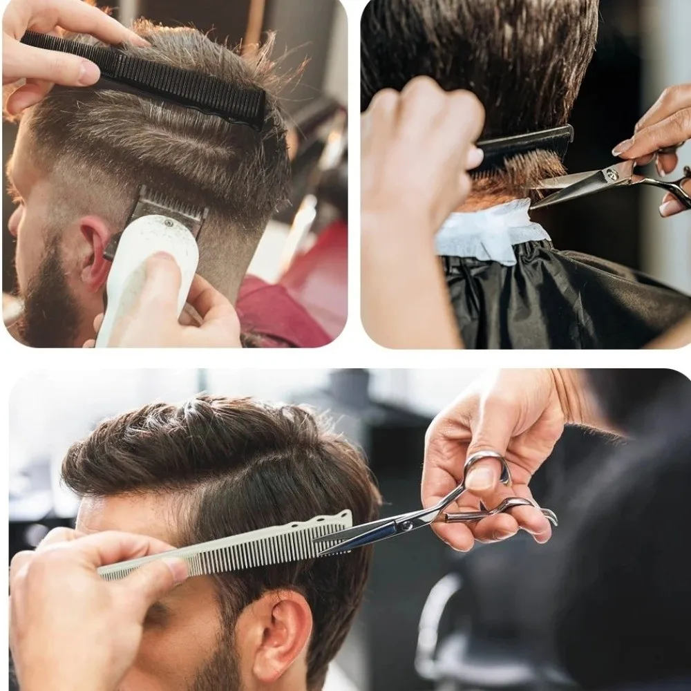 Heat Resistant Barber Side Corners Fade Combs Styling Tools Smooth Professional Haircut Comb Durable Hair Cutting Combs