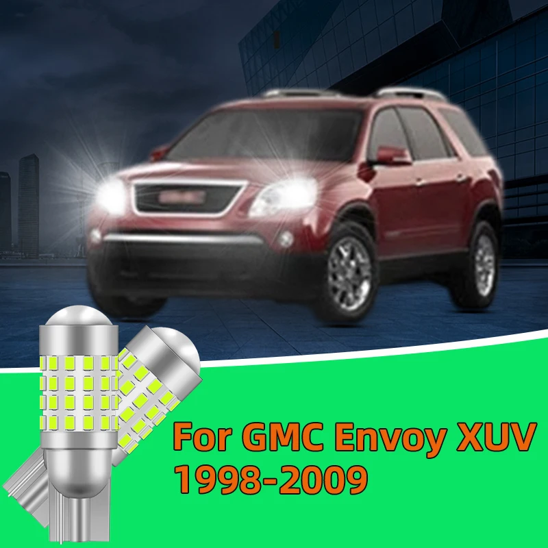 

2PCS For GMC Envoy XUV 1998-2009 Clearance Lights side marker position Signal Lamp width light 12V24V Car T10 Led Traffic Bulb