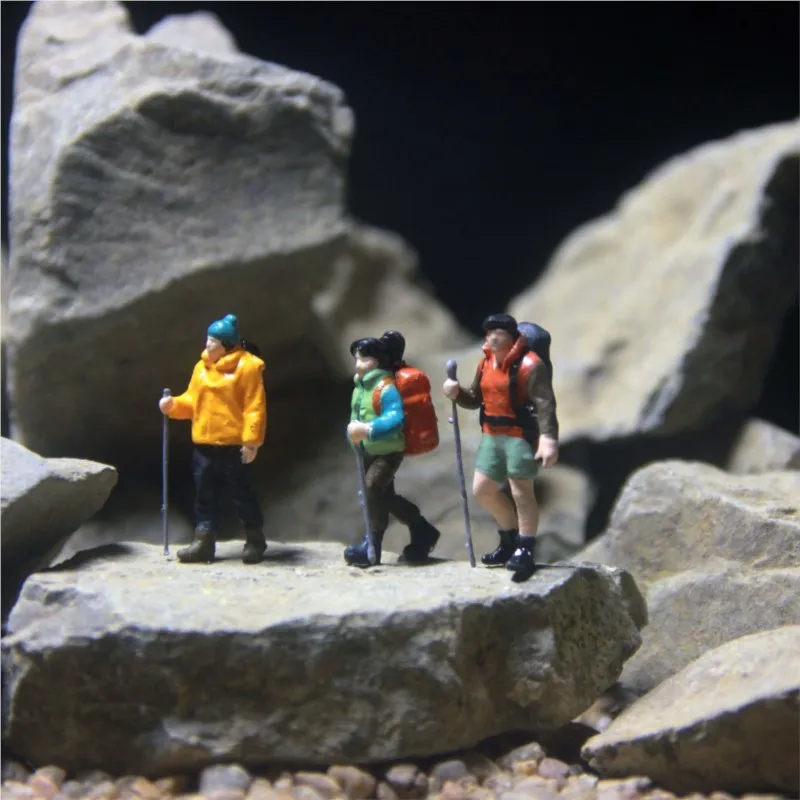 

3Colors 2026 Miniature Character Shaped Desktop Decoration Doll Ornament Simple 1/64 Simulation Desktop Home Mini Doll LI950