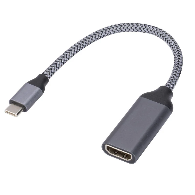 4K60Hz Type-C to HDMI Cable - Bidirectional Screen Mirroring Adapter for Phone/PC/Laptop (HD Video Converter with Plug & Play)