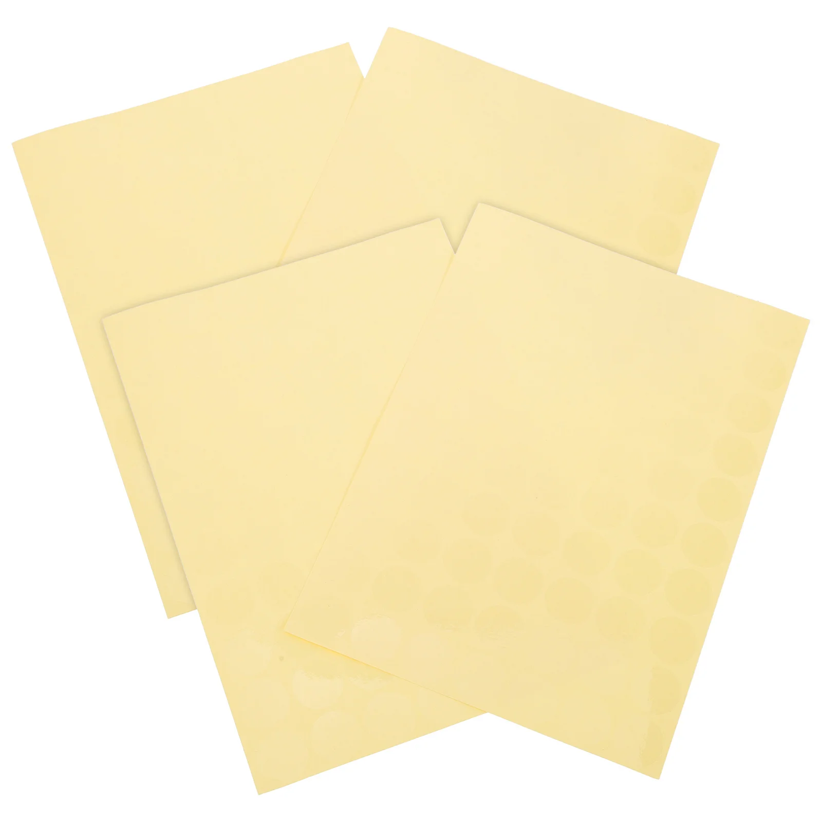 15 Sheets Waterproof Round Clear Stickers Transparent Circle Labels for Packaging Envelope Seal Retail Use Clear Stickers