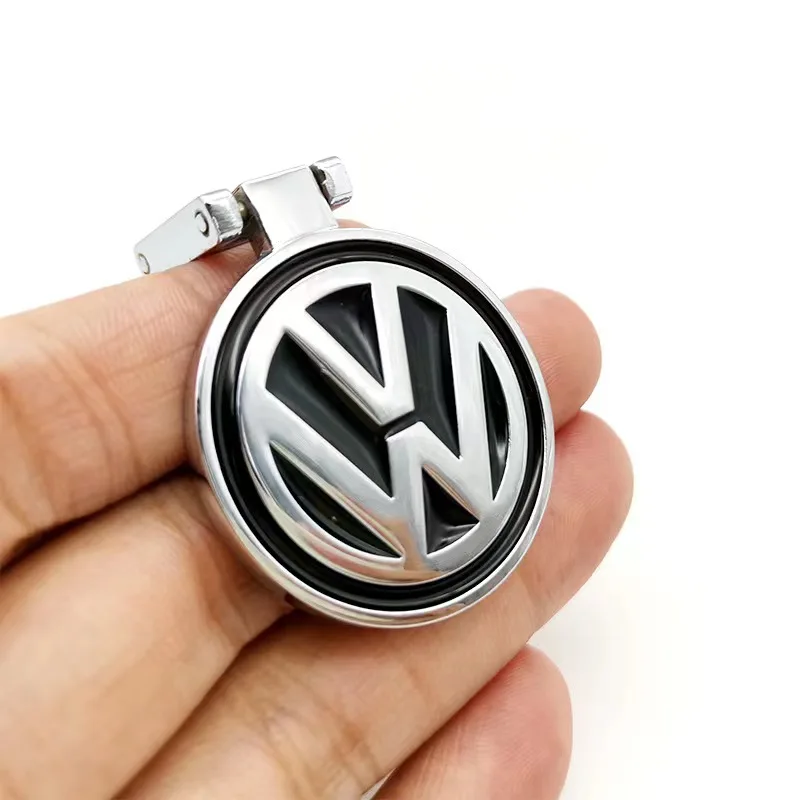 3D Metal/Leather Car Logo Key Chain Keyring Auto Interiors Accessories For Volkswagen VW Rline Amarok T5 Phaeton Tiguan T-Cross