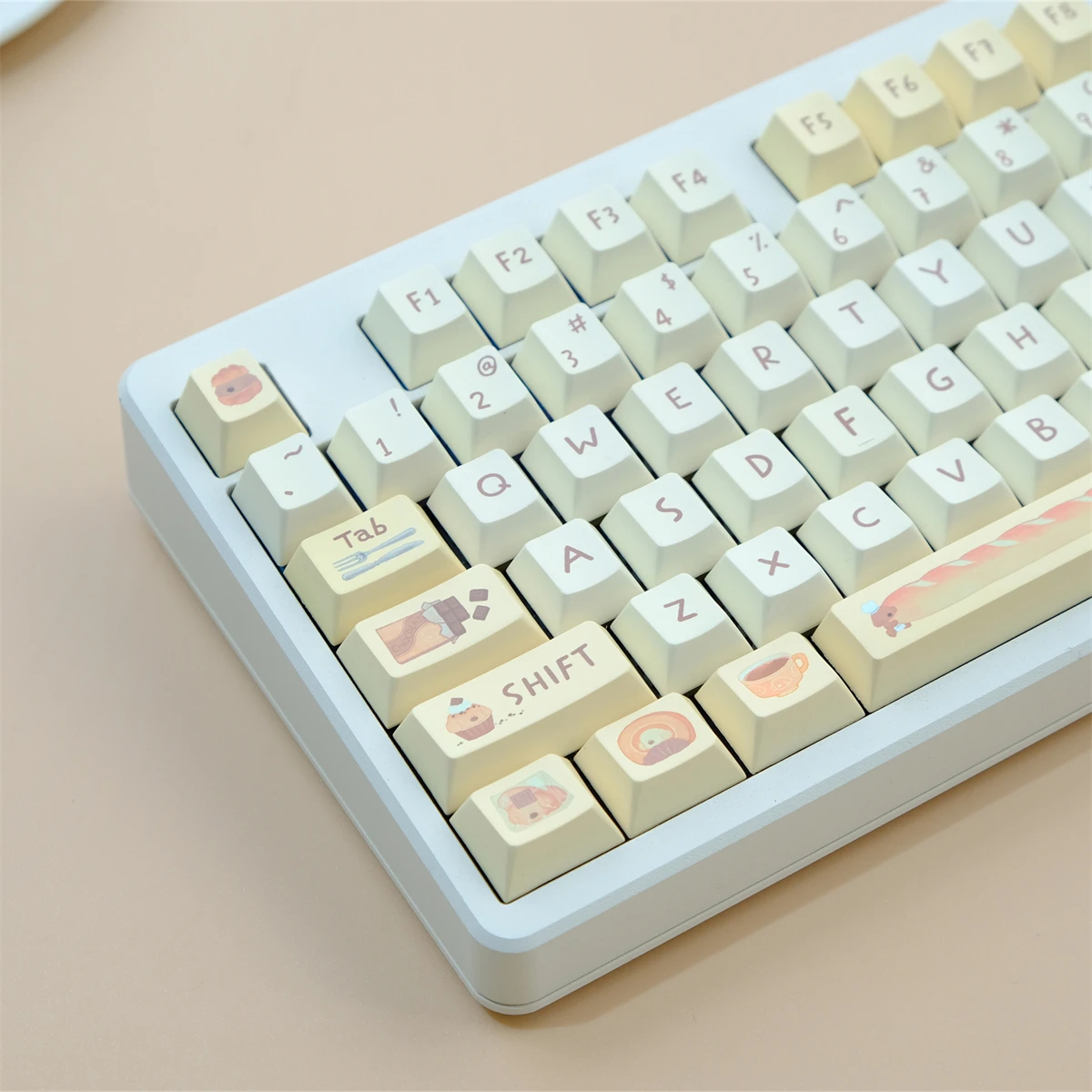 

Bread Dog, Keycap PBT Original Height, Sublimation, Mechanical Keyboard Suitable, Customized