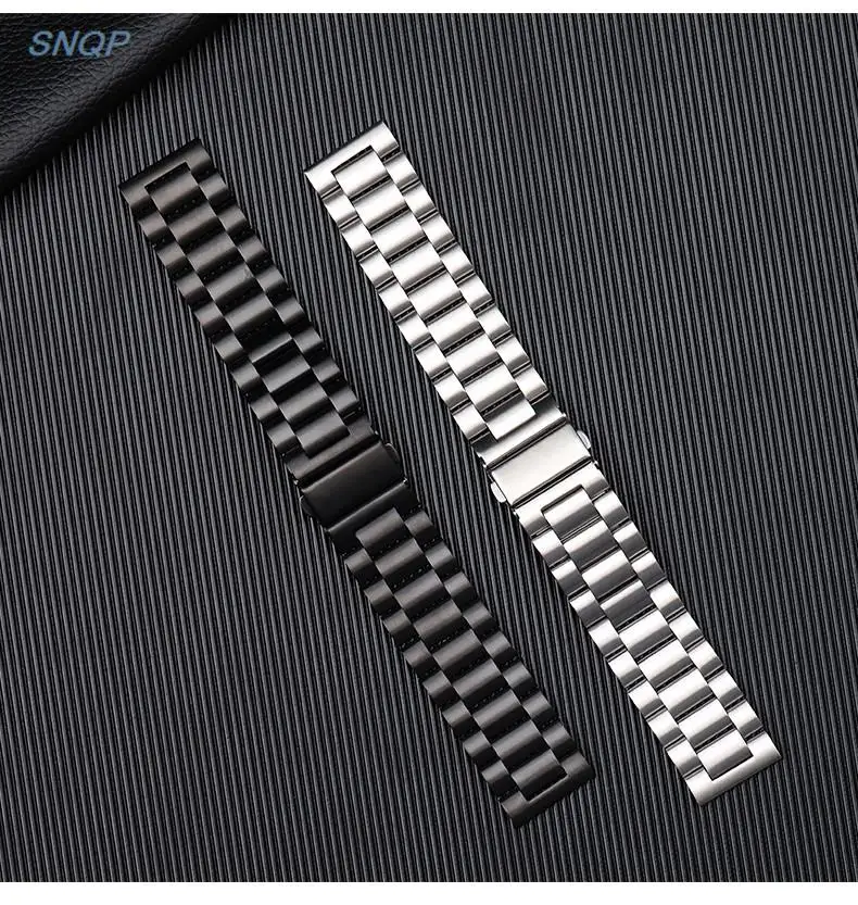 18 20 مللي متر 22 مللي متر 24 مللي متر حزام لساعة سامسونج جالاكسي 4 5 برو S3 42 مللي متر 46 مللي متر سوار الفولاذ المقاوم للصدأ الفرقة هواوي GT 3/2/2e Amazfit GTR