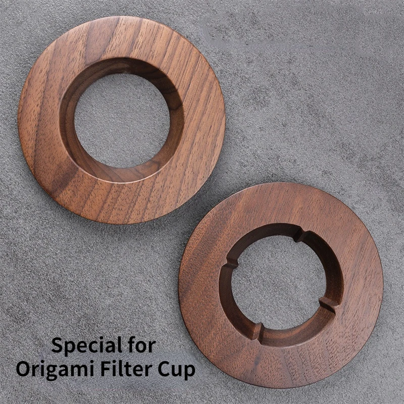 Coffee Filter Cup Support Frame Conical Filter Cup Holder Coffee Drip Holder Origami Filter Cup Wooden Tea Filter Holder