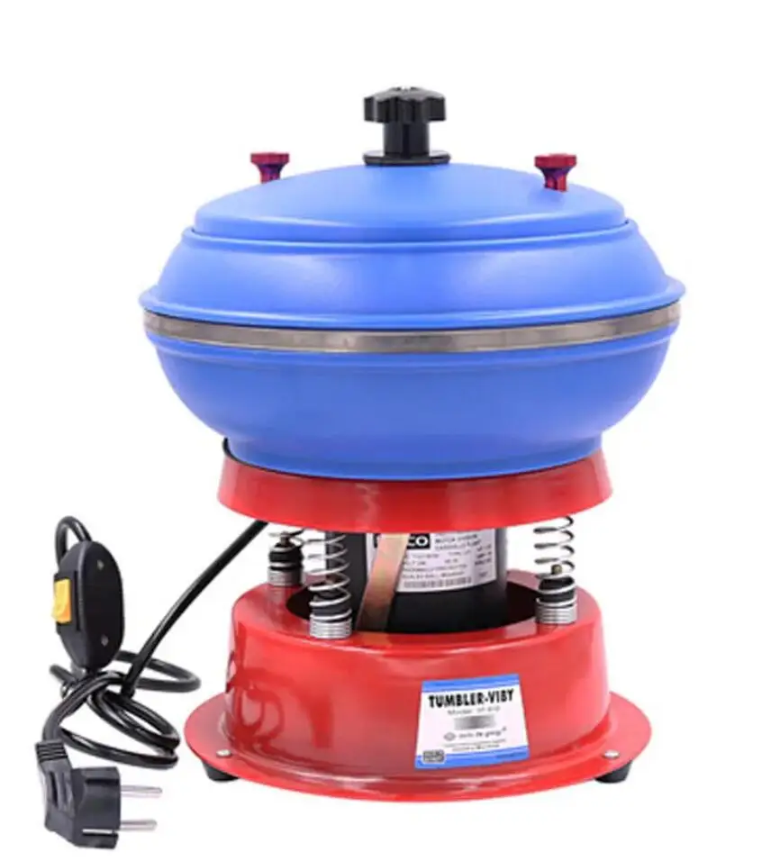 NEW Diy Jewelry Vibrating polishing tumbler polishing machine Vibrating drum Jade Agate Polisher Grinder Vibration tool
