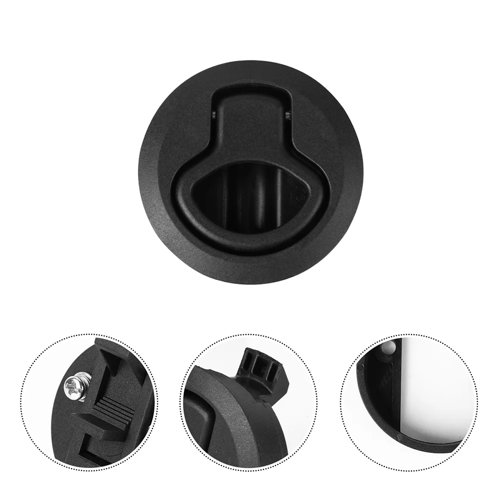 

Pull Hatch Latch Marine Kitchen Cabinet Handle RV Hinges Boat Rubber Flush Deck Latches