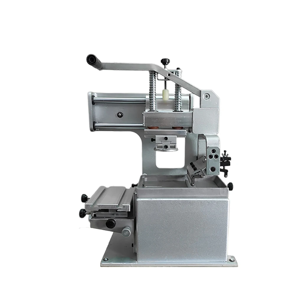 Manual Pad Printing Equipment Company Logo Printer Machinery Single Color Oil Stamping Printer Design Die Board Pad Head