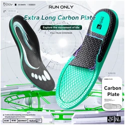 Sport Insoles for Men Women Carbon Plate Arch Support Breathable Shock Absorption Shoes Pad Outdoor Running Sneakers Sole Insole
