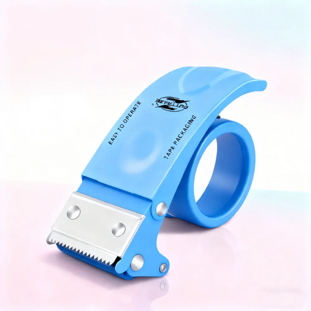 Heavy Duty Metal Tape Dispenser Handheld Packaging Tool For Shipping Warehouse Logistics Sealing Machine Professional Cutter