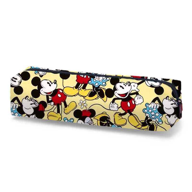 Пенал с Микки Диснеем, мультяшная большая вместительная сумка для хранения ручек, студенческий органайзер для канцелярских принадлежностей, школьные канцелярские принадлежности, подарок
