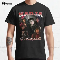 Nadja-クラシックなデザインのTシャツ,デザインの色合いの服,カジュアルなスタイル,ヒップスタースタイル