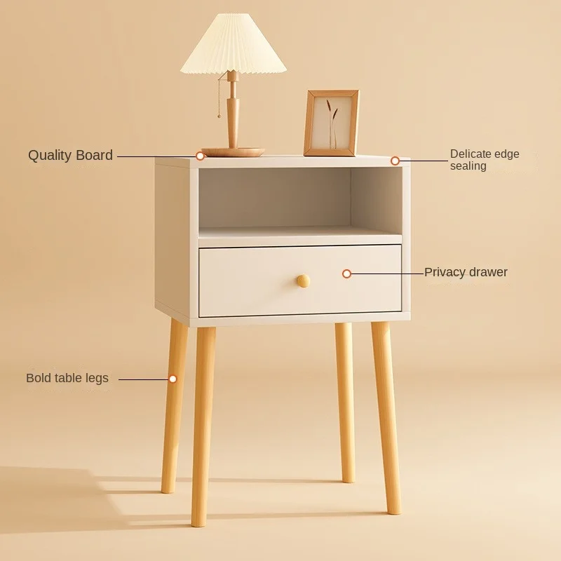 Bedside Table Simple Small Unit Modern And Minimalist Bedroom Small Bedside Table Bedside Storage Cabinet Hot Sale 2024
