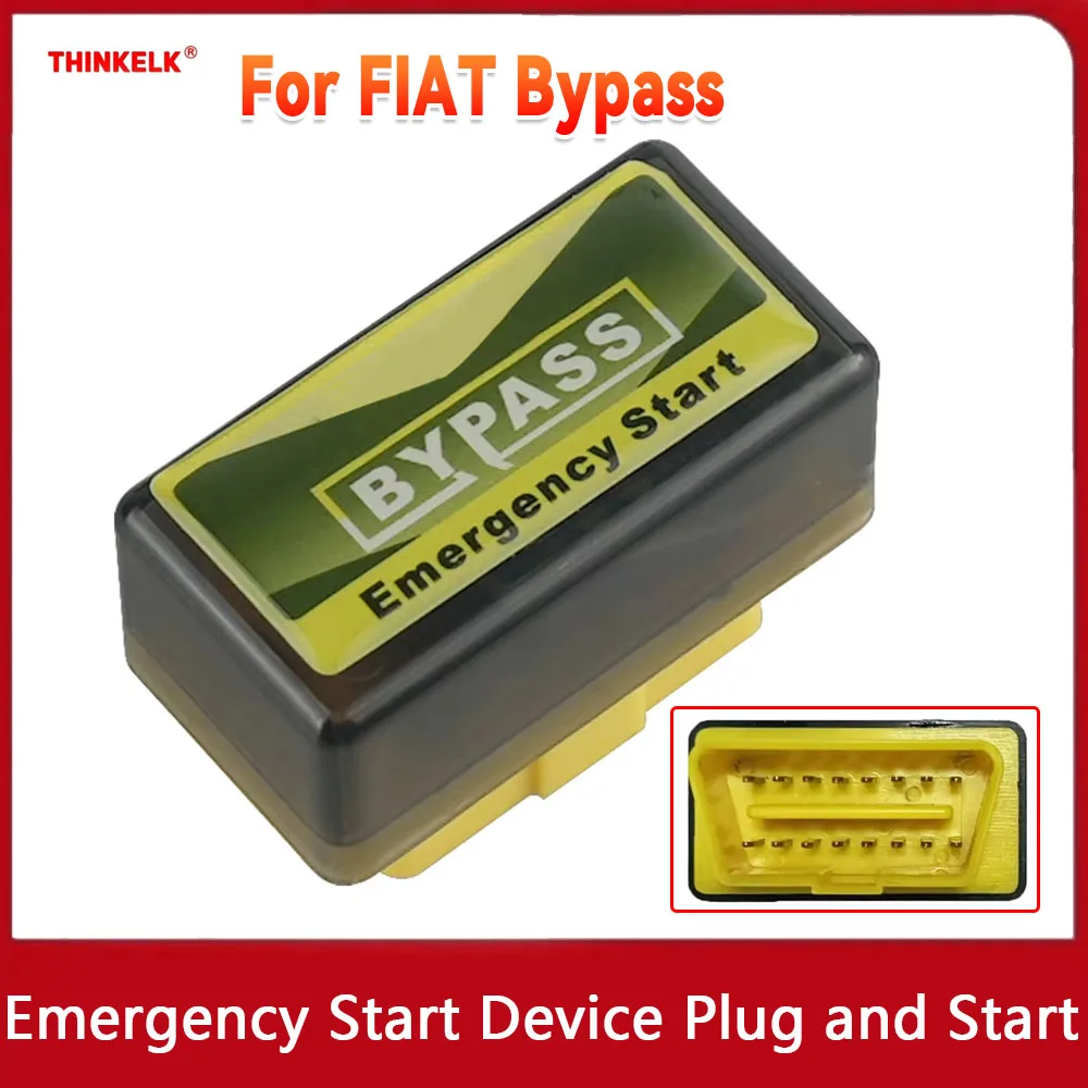 For FIAT Bypass Emergency Start Device Plug and Start IMMO OFF Diagnostic Tools Auto Repair OBD2 By Pass for Multi-Jet 500 Etc