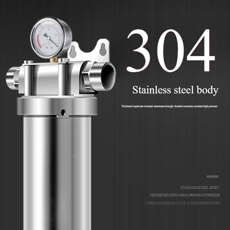 10 طن 304 الفولاذ المقاوم للصدأ 316 SS شبكة نظام تصفية المياه المسبقة قبل تصفية تنقية تصفية المياه الصناعية للمنزل كله