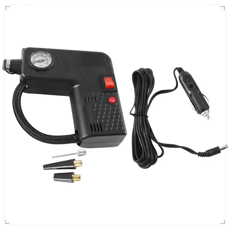 

YX-301 Многофункциональный воздушный насос Автомобильный воздушный насос Портативный воздушный насос Замена автозапчастей Черный