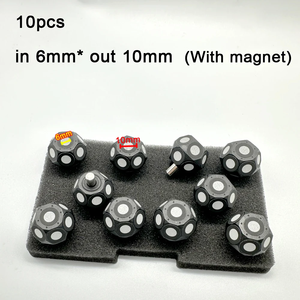 Magnetic Marking Points Fluorescent Mark Penalty Spot 3D Scanner Marking Penalty Spot High Reflective Point Marker Point