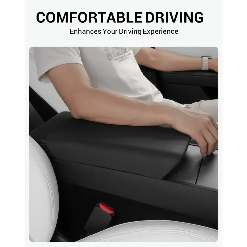 Für Tesla Modell 3/y 2014-2018 Modell 3 Highland 2019 tpe Softcase Auto Mittel konsole Armlehnen deckel Auto Zentral armlehne Box Pad – Detail 4