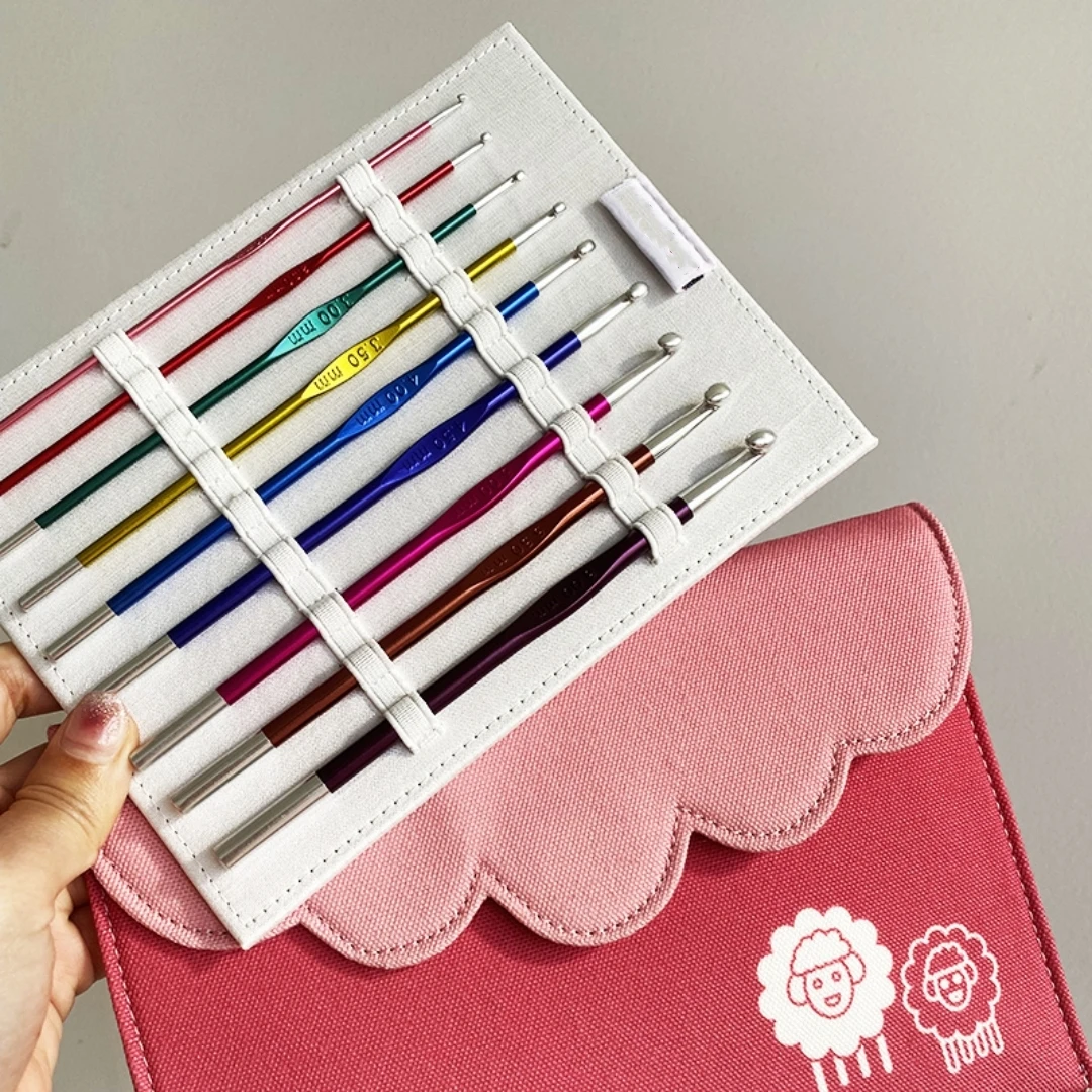 

Набор односторонних крючков Knitpro Zing, спицы 15 см, 9 размеров, 2,0-6,0 мм
