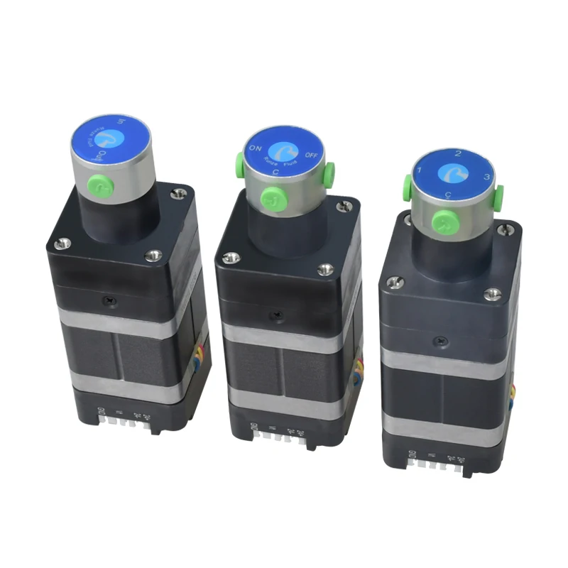No Liquid Pulse Solenoid Valve 2/3/4 Way Switching Valve Stepper Motor Driven Long Service Life