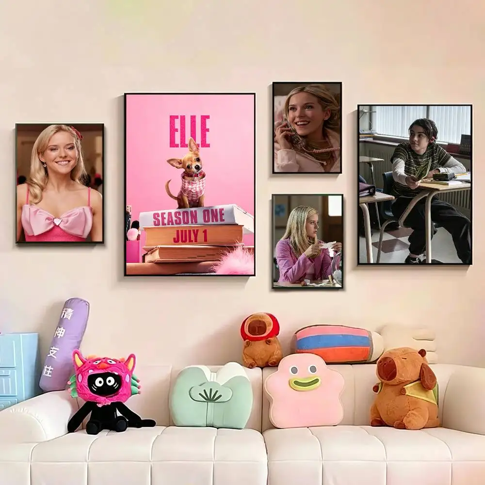 

E-Elle TV series Poster Waterproof Wall Art Sticker For Bar Living Room Vintage Decor