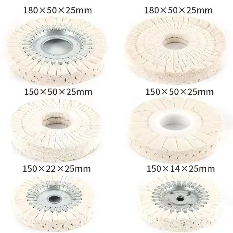 Macchina automatica per la sigillatura dei bordi lucidatura della ruota in tessuto bianco di cotone accessori per macchine per la lavorazione del legno lucidatura lucidatura lucidatura ruota