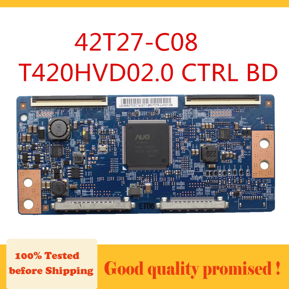 

T Con Board T420HVD02.0 CTRL BD 42T27-C08 for 50'' TV Replacement Board Original Product Free Shipping T420HVD02.0 42T27-C08