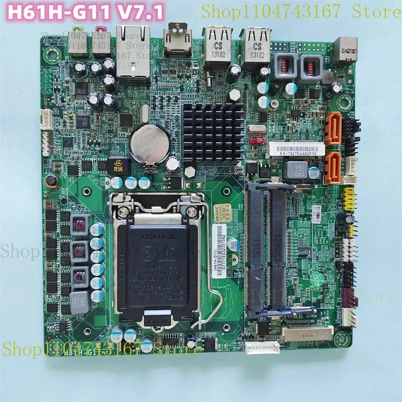 

Для H61H-G11 V 7,1 K8-B2000 материнская плата H61 LGA1155 DDR3 материнская плата 100% протестирована, полностью работает