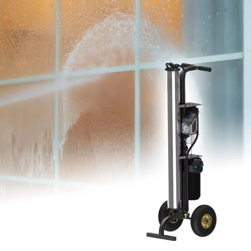Portable water filter, window cleaning filtration system, water system, deionized water system
