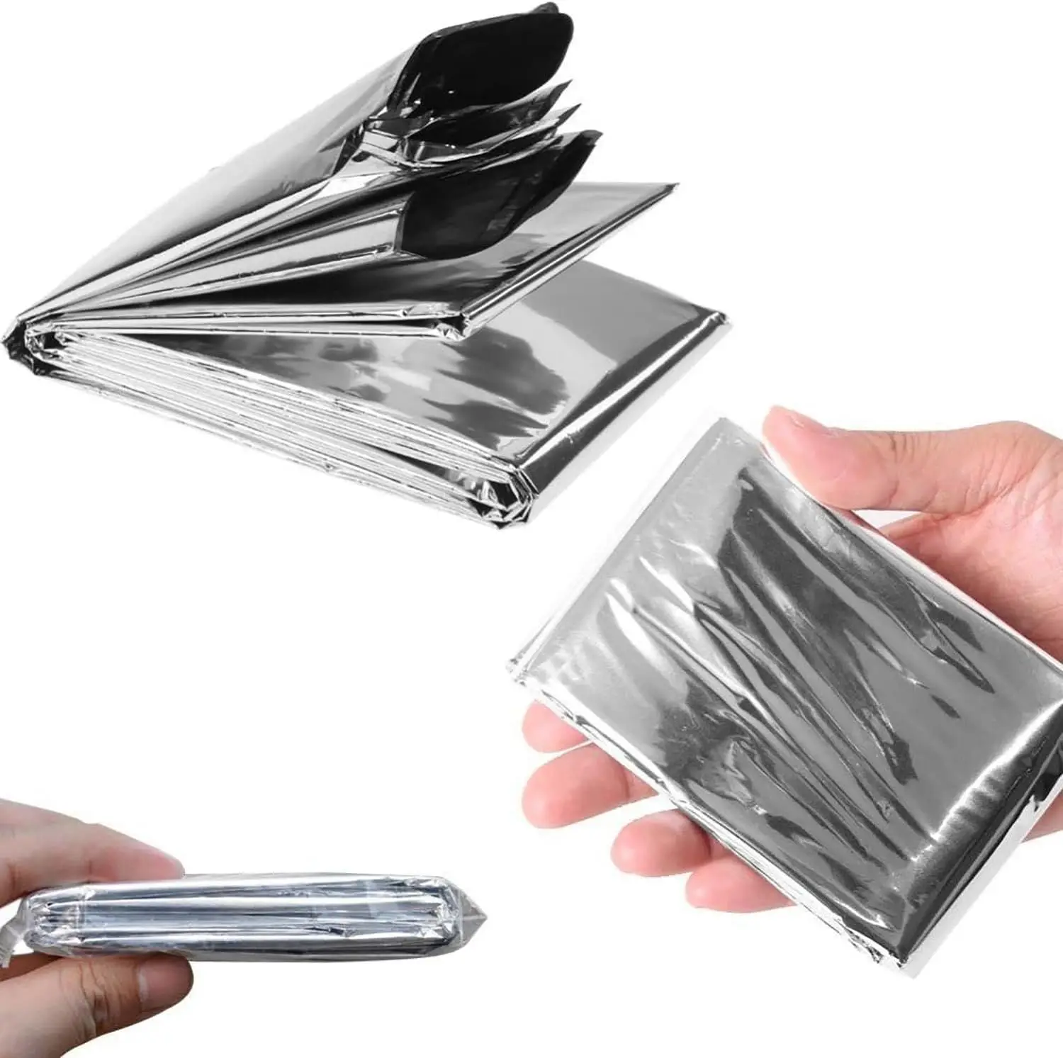 야외 생존 담요, 캠핑, 하이킹, 응급처치, 따뜻한 담요, 재난 구조, 노숙자를 위한 필수품으로 따뜻하게 유지