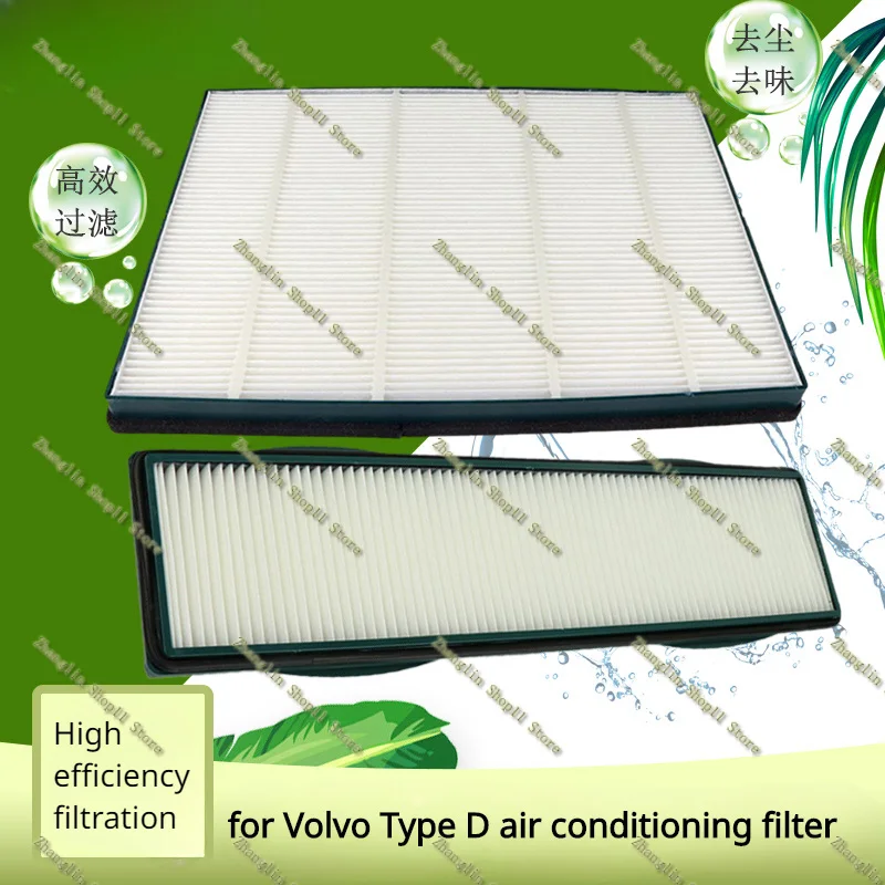 For VOLVO EC120D 140 170 200 205 Air Conditioning Filter Strainer Inside and Outside Filtration Excavator Accessories