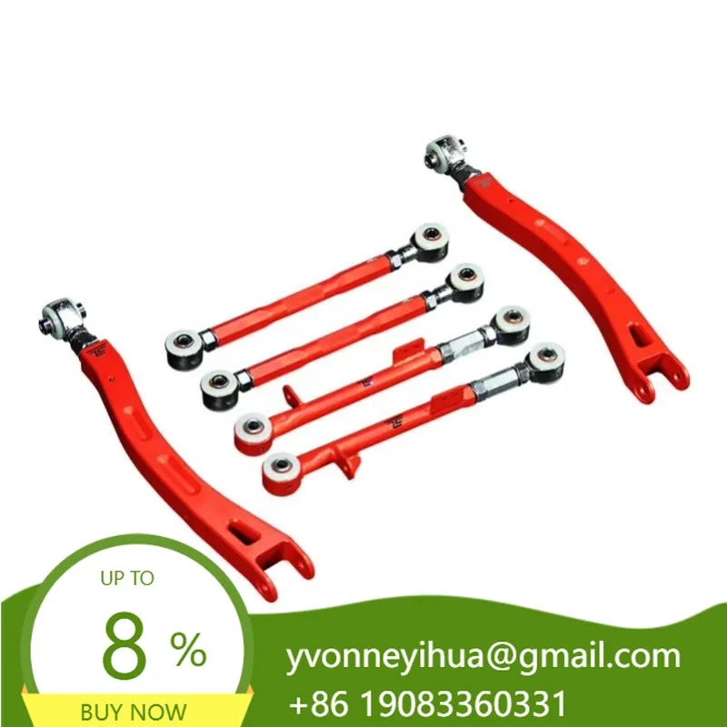 LVTU Auto Rear CAMBER Control Arm For Subaru Impreza WRX STI JDM 1993-2007 Rear Upper Traction Rod Toe Bar Camber Kits