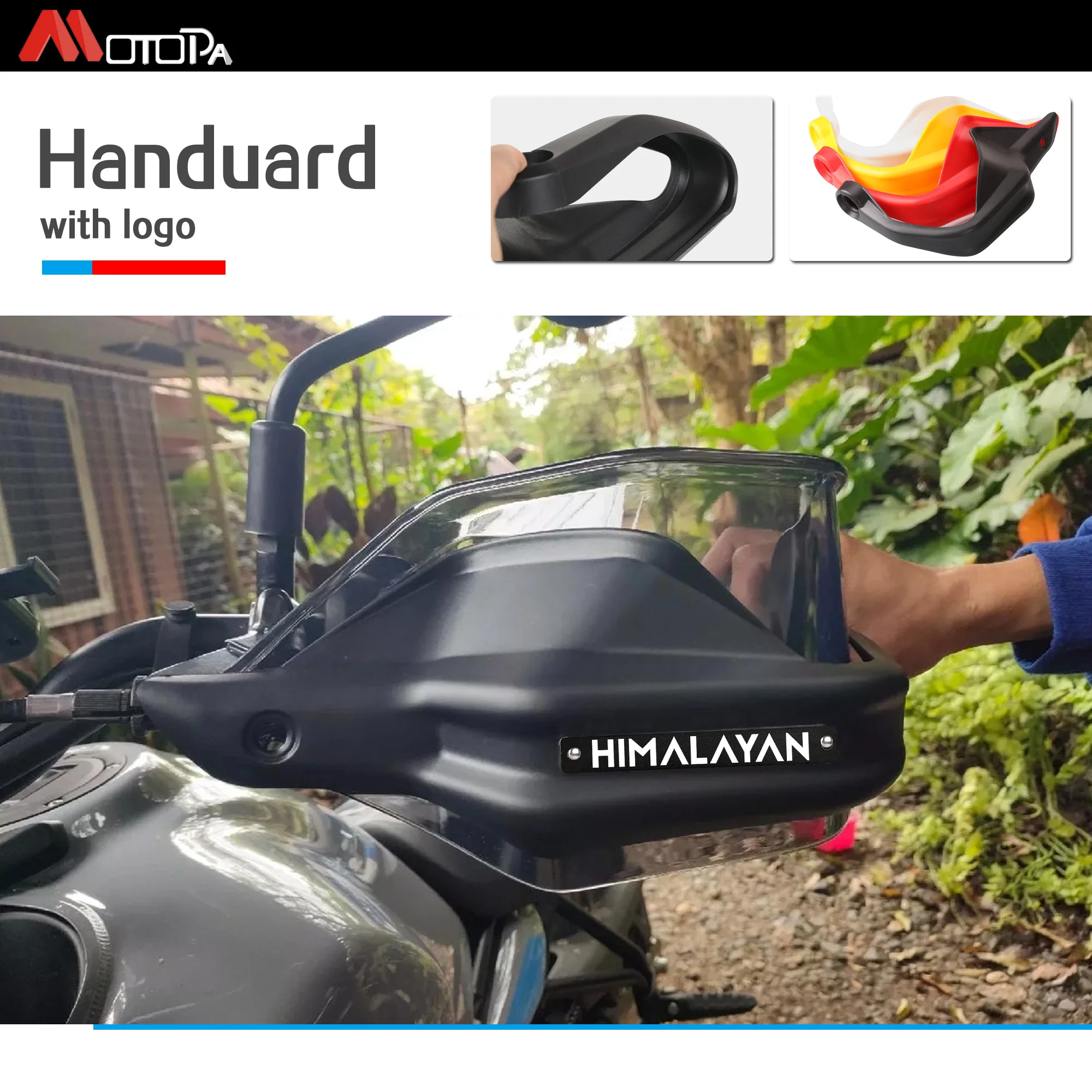 Motocycle Handle Guard Protector Handlebar Handguards Shields Brake Windshield For Royal Enfield Himalayan 450 2023 2024