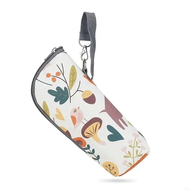 A5YC รถเข็นเด็กทารกขวดไฟฟ้าถ้วยน้ำกระเป๋ากลางแจ้งสะดวกเด็กขวดฉนวนกันความร้อนกรณี