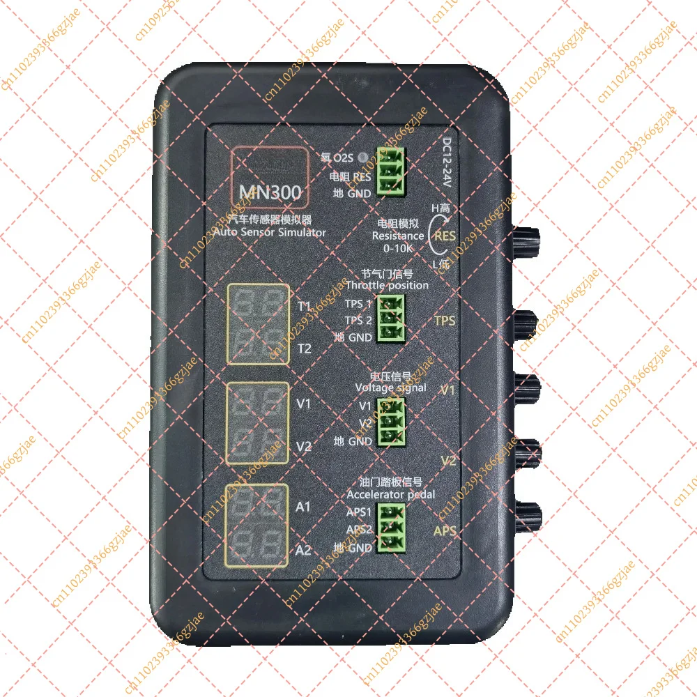 Auto Sensor Simulator MN300 Oxygen Oil Pressure Signal Generator Voltmeter Repair Tool, Replacement for MNB-3