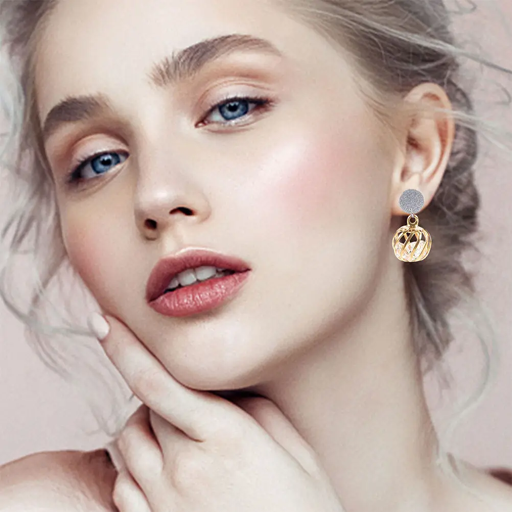 

10Pcs DIY Hollow Out Lantern Beads Zinc Alloy Charms for Jewelry Making Kit Earring Necklace Bracelet DIY Accessories