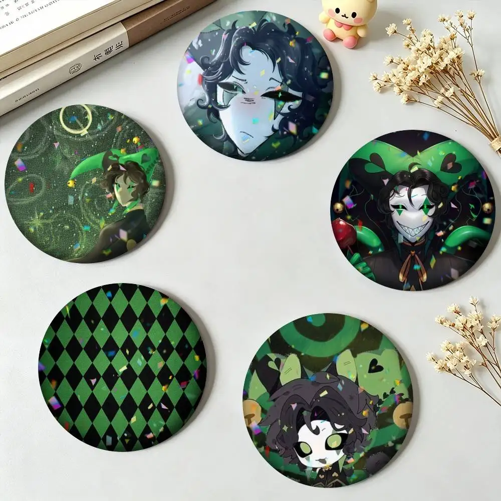 H-Harlequin The Freak Circus  25 32 44 58 75mm Badges Personalized Round Brooches Pins Accessory Gift