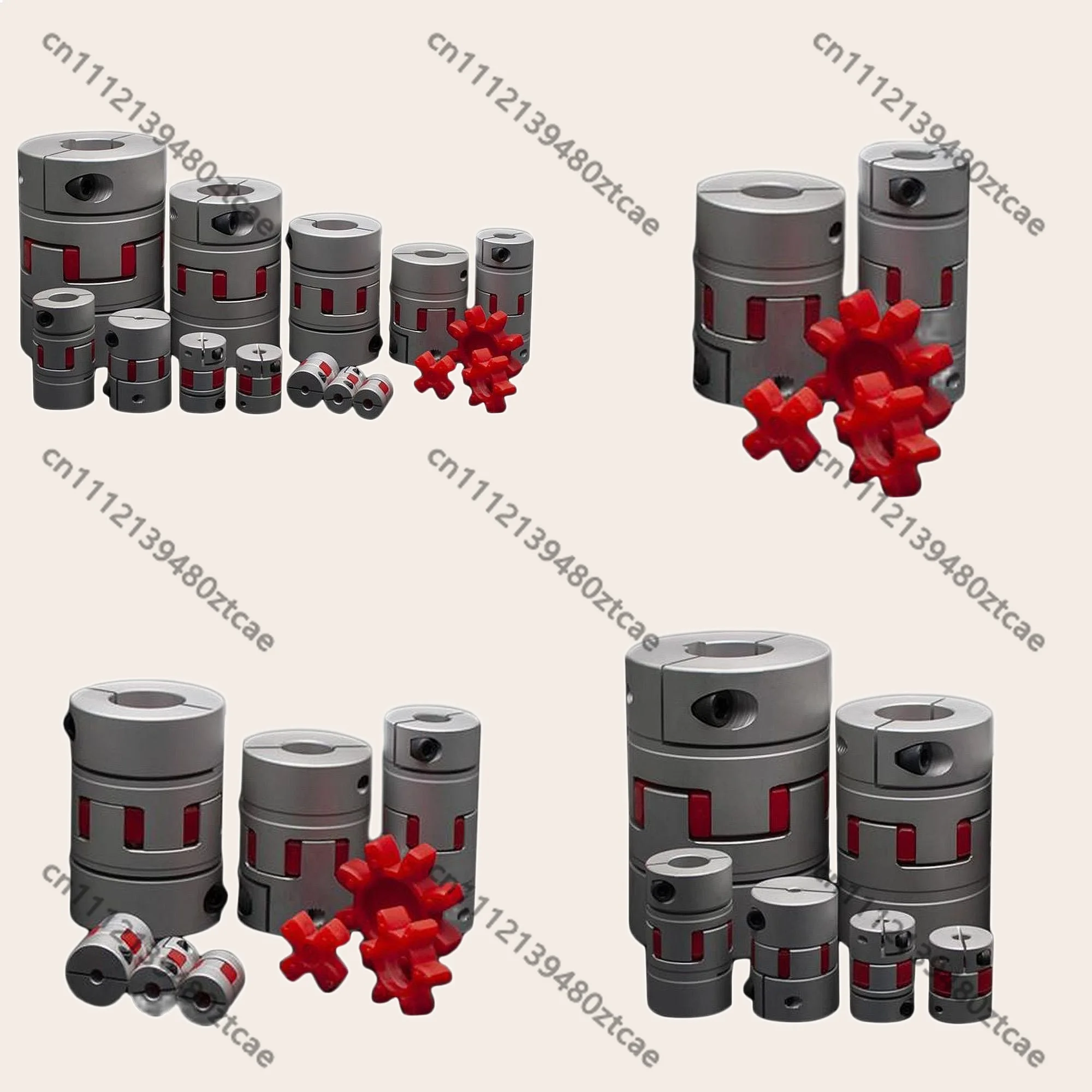 Wholesale Aluminum Flexible Jaw Coupling D40L75 D45L85 D55L66 D55L110