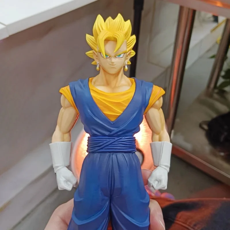 Bandai Original Dragon Ball Z Anime Vegetto Pvc Action Figures 230mm Dbz Vegetto Figurine Model Toy Collectible Toys