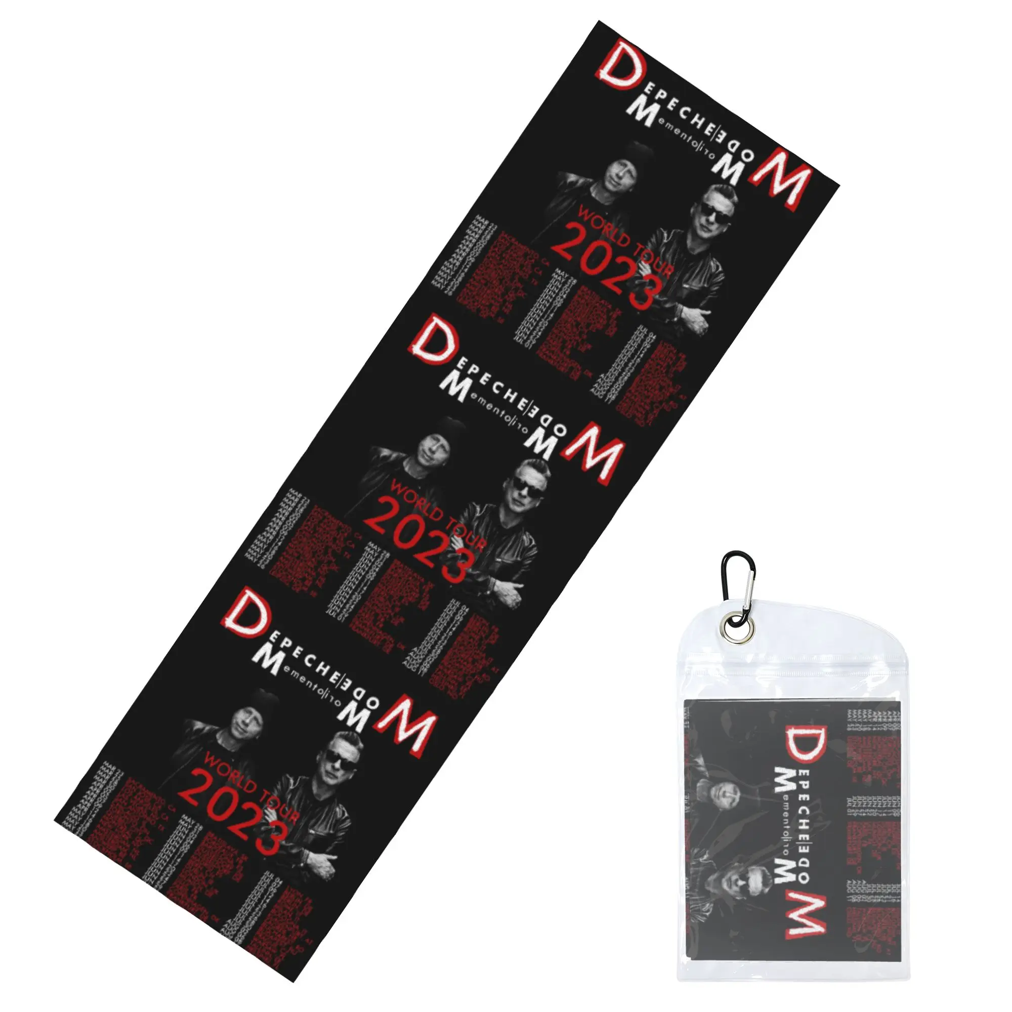 Electronic Rock Depeche Cool Mode Cold Exercise Towel Face Towel Quick Drying  Bath Breathable Cold Towel