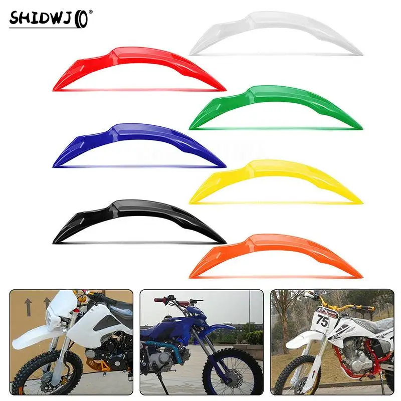 Guardabarros delantero Universal para motocicleta, accesorio de plástico para CRF50, XR50, Dirt Pit Bike, 1 piezas, 7 colores