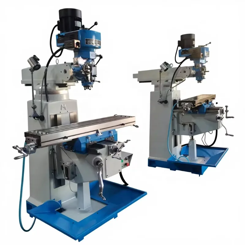 Turret Milling Machine X6325B Turret Type Vertical Milling Machine Turret Milling Machine 4H With 780mm For Metal Workshop
