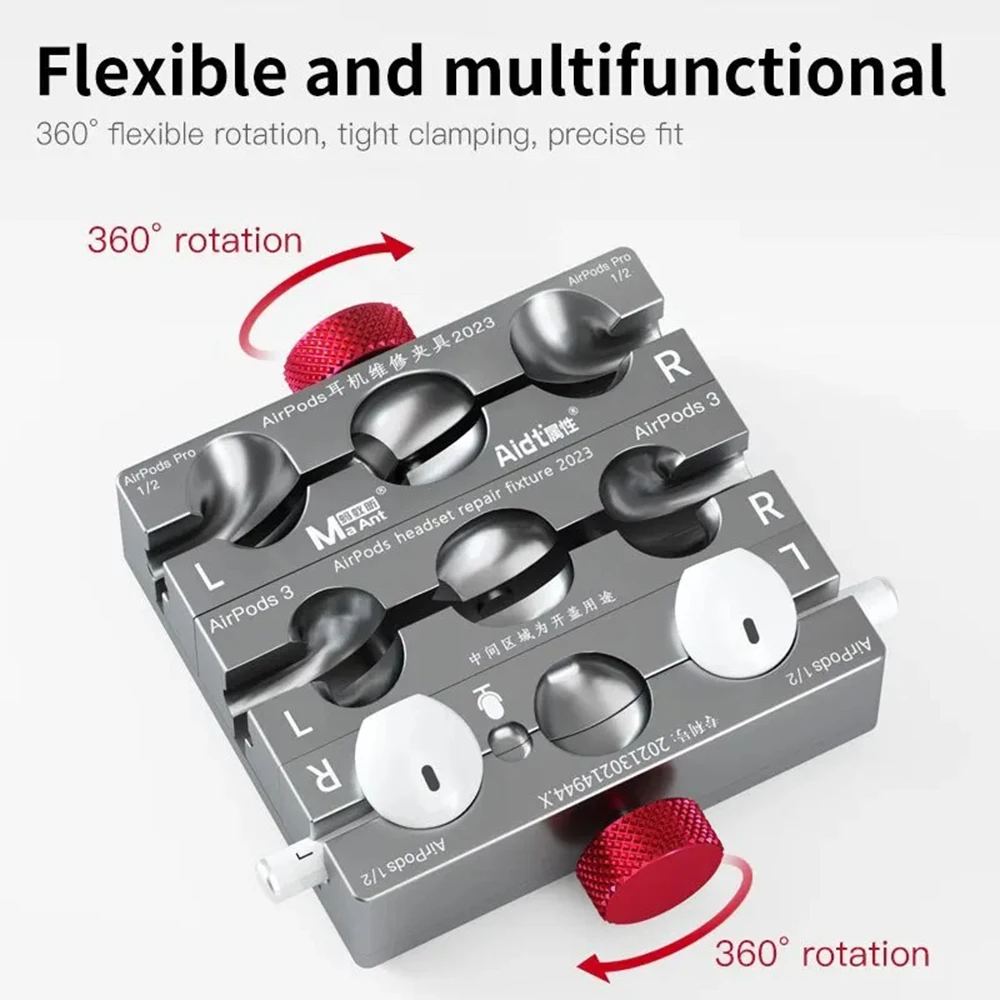 Airpods Wireless Headphone Cover Open Fixture Holder for Airpods 1 2 3 Pro Head Set Earpiece Separating Clamping Repair Tool