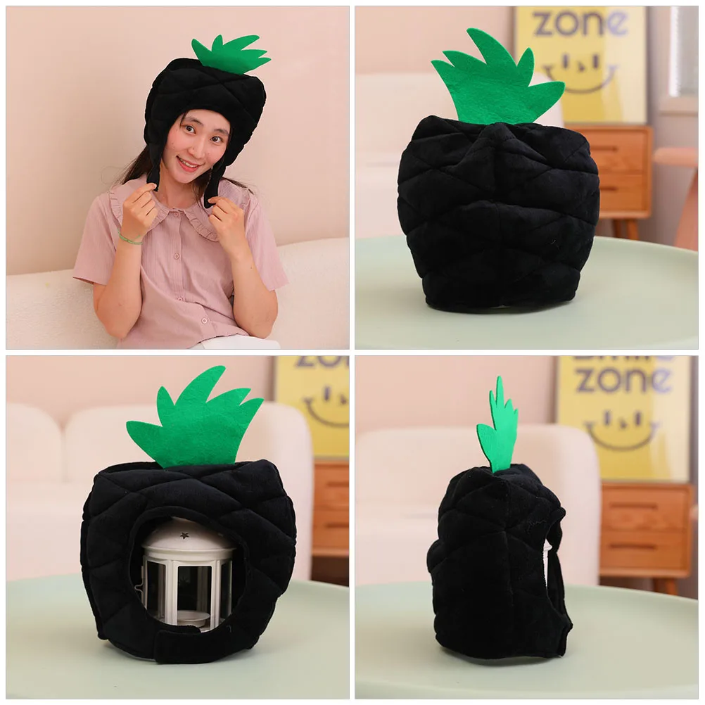 

1pcs Funny Pineapple Party Hats For Adults Birthday Halloween Performance Carnival Fruit Hat Decorative Costume Accessory Party