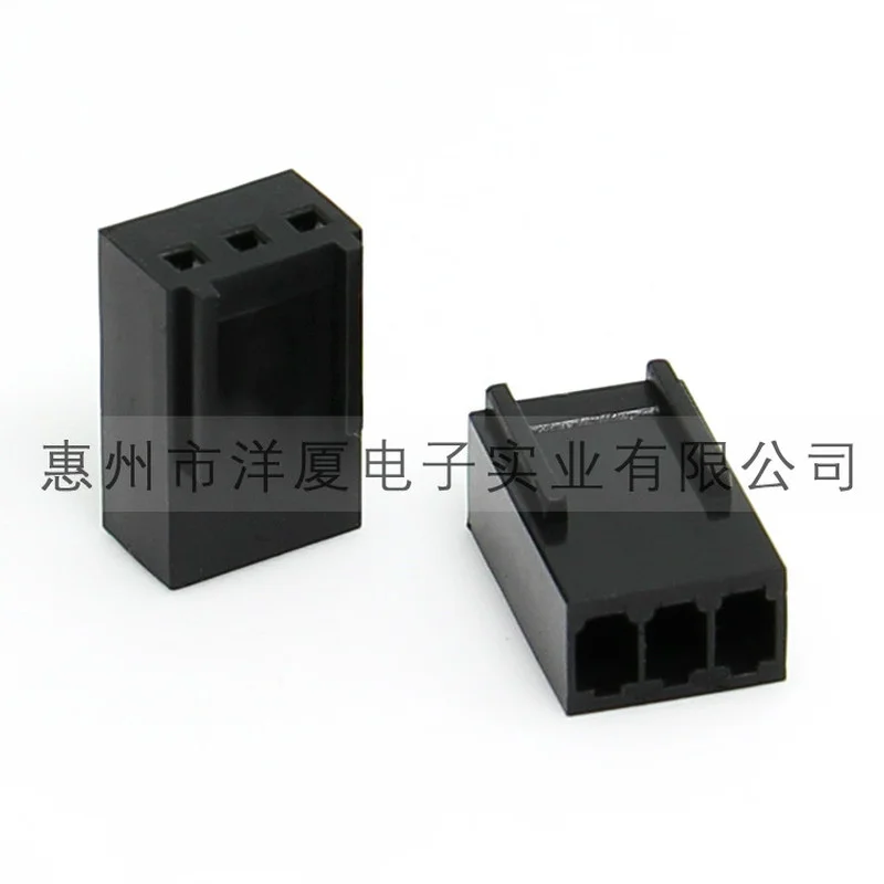 20sets Black 2510 KF2510 3 Pin 3Pin Fan Female PWM Power Shell Connector Housing + Female Terminal Crimp Pins