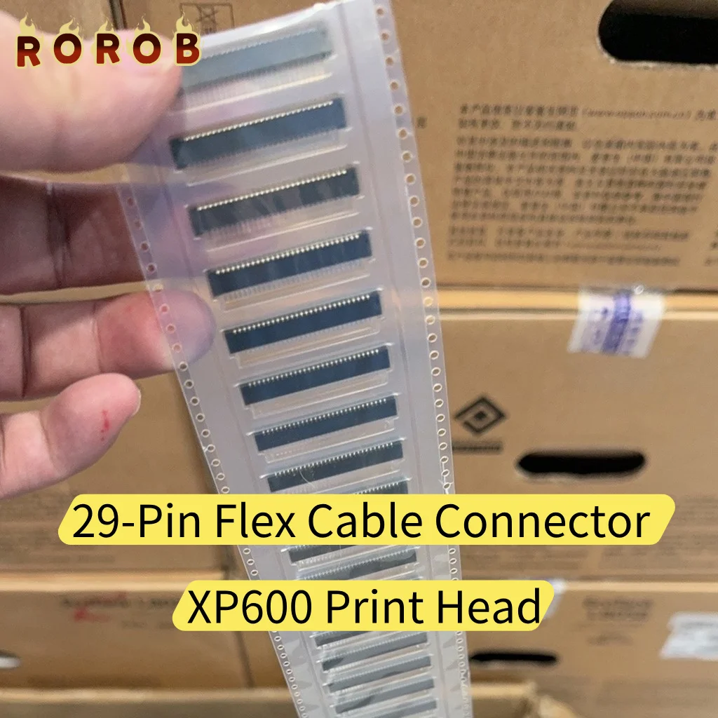 

29-Pin Flex Cable Connector for EPSON XP600 L8050 L8058 Print Head, Original 29-Pin Port (Not Circuit Board)