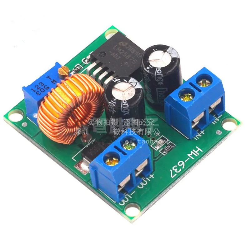 DC adjustable boost module lm2587 high power boost regulated power supply board 3V5V12V to 19V24V30V36V